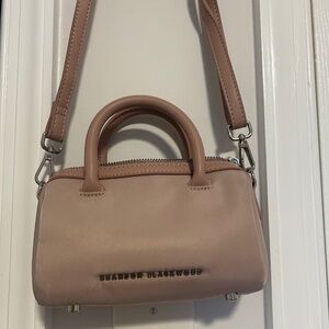 Brandon Blackwood Pink Cara Mini Duffle Purse